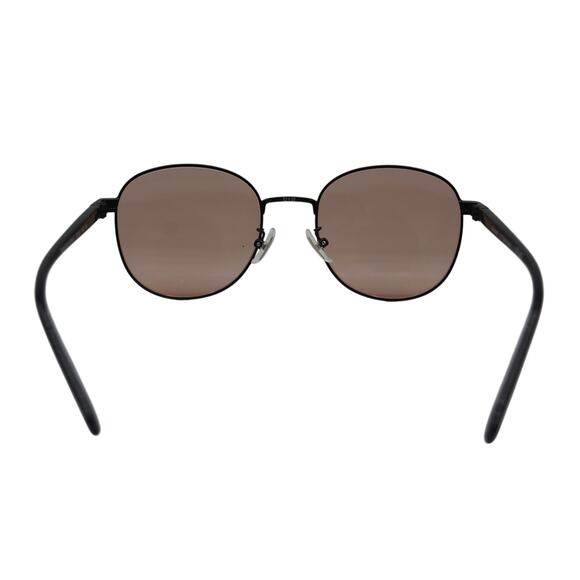 Coach HC7159 CL909 Satin Black Penny Solid Pink Lens Sunglasses - Picture 4 of 6